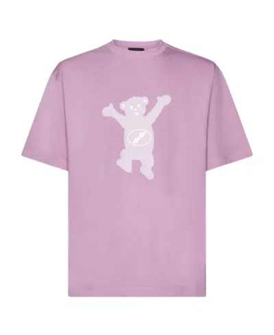 We11 Done Teddy Bear Graphic-print T-shirt In Pink
