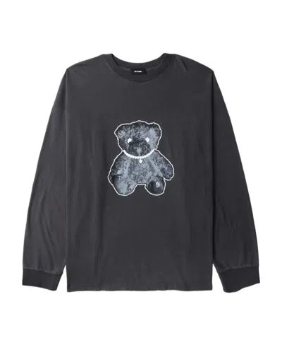 We11 Done Teddy Bear-print Cotton T-shirt In Gray
