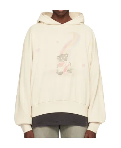 We11 Done Teddy-bear Print Hoodie In White