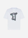 WE11 DONE TEDDY COTTON T-SHIRT