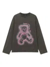 We11 Done Teddy-graphic T-shirt In Gray