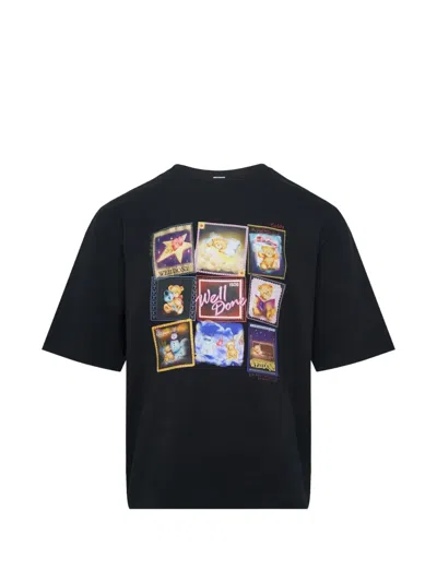 We11 Done Teddy Memories Graphic-print T-shirt In Black