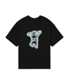 We11 Done Black Colorful Teddy T-shirt In Black