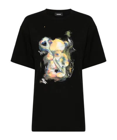 We11 Done Teddy Printed T-shirt In Black