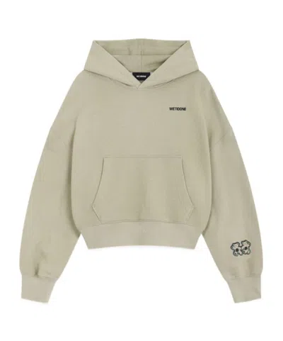 We11 Done Teddy Twins Sleeve Hoodie In Nude