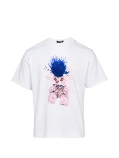 WE11 DONE TEDDY-BEAR GRAPHIC T-SHIRT