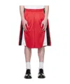 We11 Done Red Se11done Track Shorts In Red