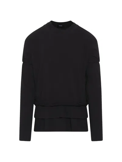 We11 Done We11done Triple-layered T-shirt In Black