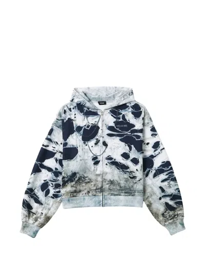 We11 Done Trompe L'oeil-print Hoodie In Animal Print