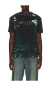 We11 Done Trompe-l'oeil Pierced T-shirt In Multi