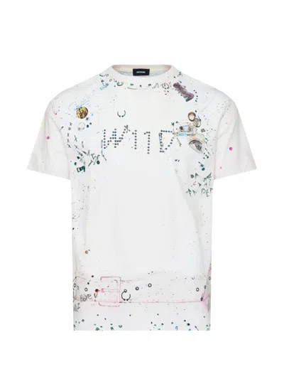 We11 Done Trompe-l'oeil T-shirt In White