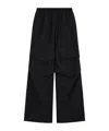 We11 Done Tucked Track Pants In Black