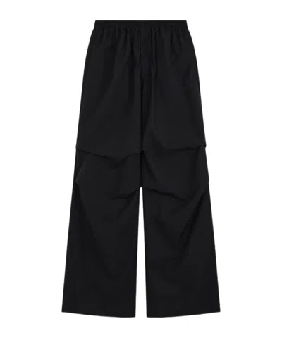 We11 Done Tucked Track Pants In Black
