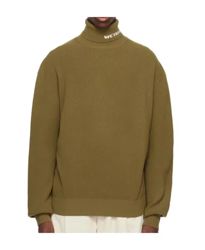 We11 Done Turtleneck In Green
