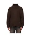 We11 Done Turtleneck Sweater In Black