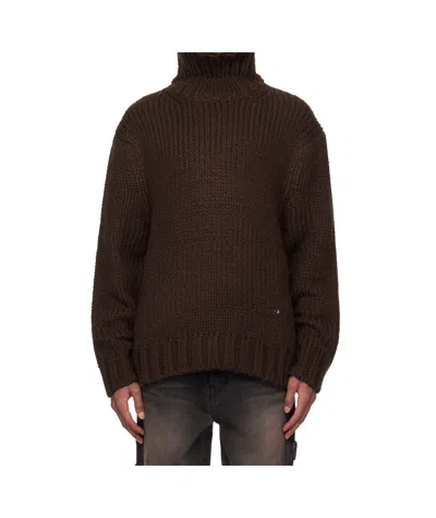 We11 Done Turtleneck Sweater In Black