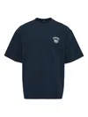 We11 Done University Logo T-shirt In Blue