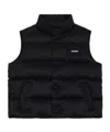 We11 Done Upright Neck Down Vest In Black