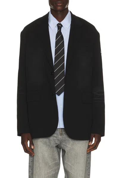 WE11 DONE WASHED JERSEY BLAZER