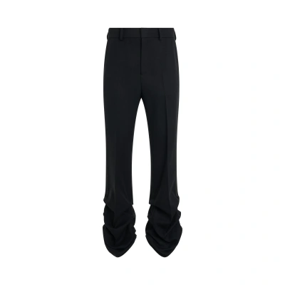 We11 Done Black Wave Trousers