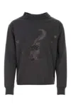 We11 Done We11done Charcoal Cotton T-shirt