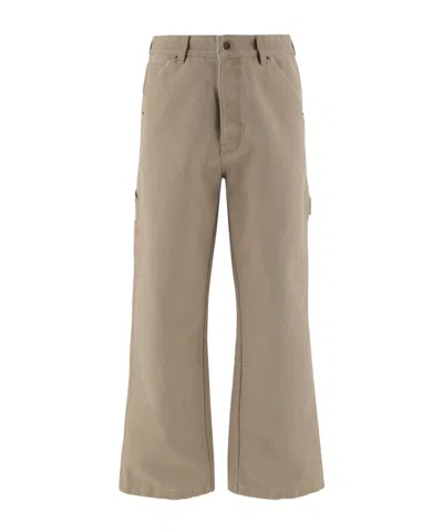 WE11 DONE WE11DONE LOGO PATCH PANTS