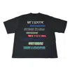 We11 Done We11done Oversize Logo-print T-shirt Black In M