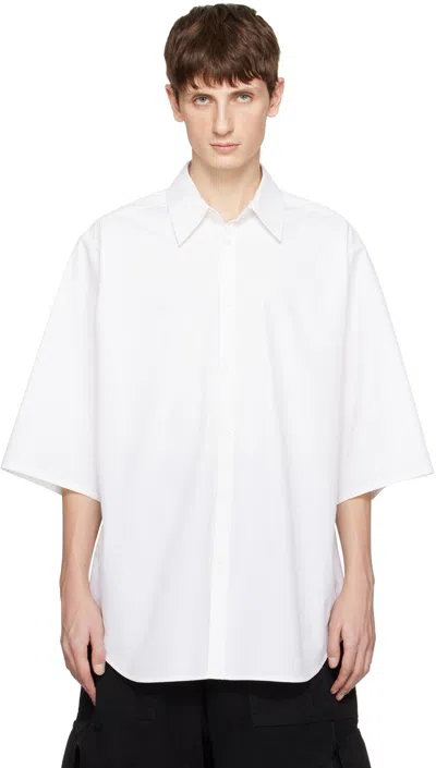 We11 Done White 3/4 Shirt