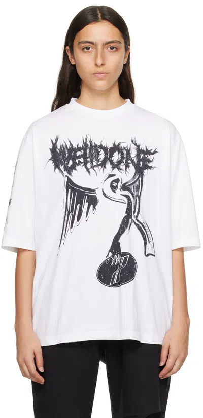 We11 Done White Angel T-shirt
