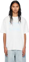 We11 Done White Lettering T-shirt In White