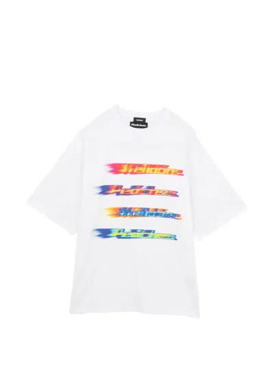 We11 Done White Peaches Muti Logo T-shirt