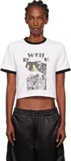 We11 Done Graphic-print Cotton T-shirt In White