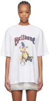 We11 Done White Punk Teddy T-shirt In White