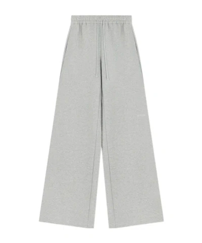 We11 Done Wide-leg Casual Pants In Gray