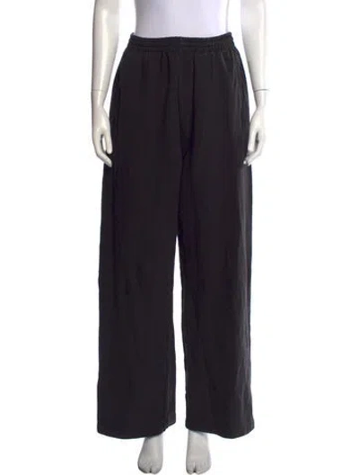 Pre-owned We11 Done Wide Leg Pants In Black