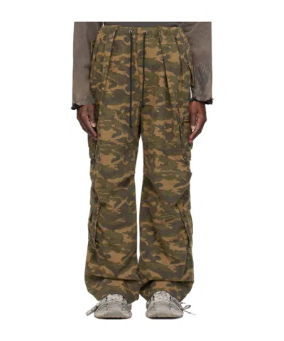 We11 Done Wide Leg Tucked Cargo Pants