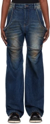 We11 Done Wire Mid-rise Wide-leg Jeans