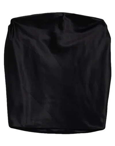 We11 Done Woman Top Black Size M Polyester, Polyurethane