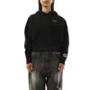 We11 Done Women's Oversized Teddy Bear Hoodie In Black