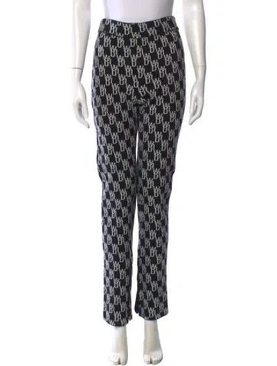 Pre-owned We11 Done Wool Skinny Leg Pants In Black