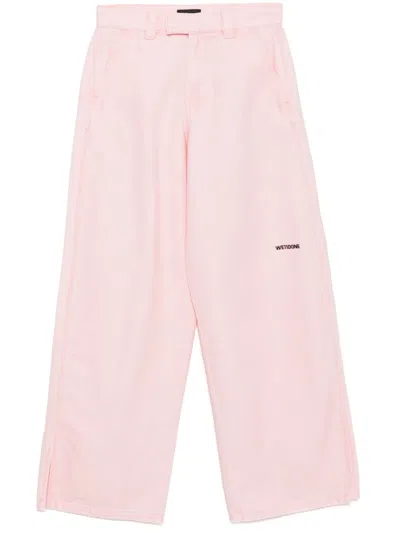 We11 Done Work Trousers In Pink