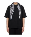 We11 Done Wrinkled Muffler T-shirt In Black