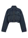We11 Done Zip-fastening Jacket In Blue