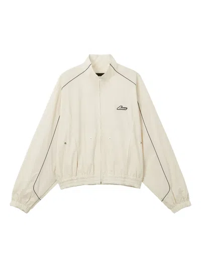 We11 Done Zip Piping Jacket In Neutral