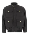 We11 Done Cotton Blend Multi-pocket Jacket In Black