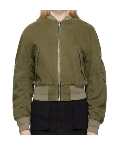 We11 Done Zipper Casual Jacket In Green