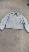 We11 Done Zippered Casual Jacket In Gray