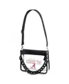 Wear By Erin Andrews Alabama Crimson Tide Plastic Chain Mini Crossbody In Transparent