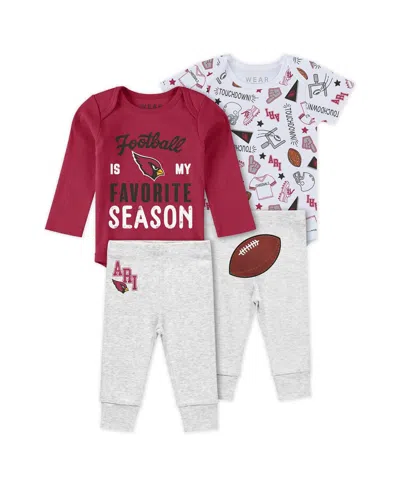 Wear By Erin Andrews Baby Boys And Girls 2-piece Arizona Turn Me Around Bodysuits And Pant Set In Multi