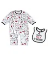 Wear By Erin Andrews Baby Boys And Girls Arizona Diamondbacks Sleep Play Set In White